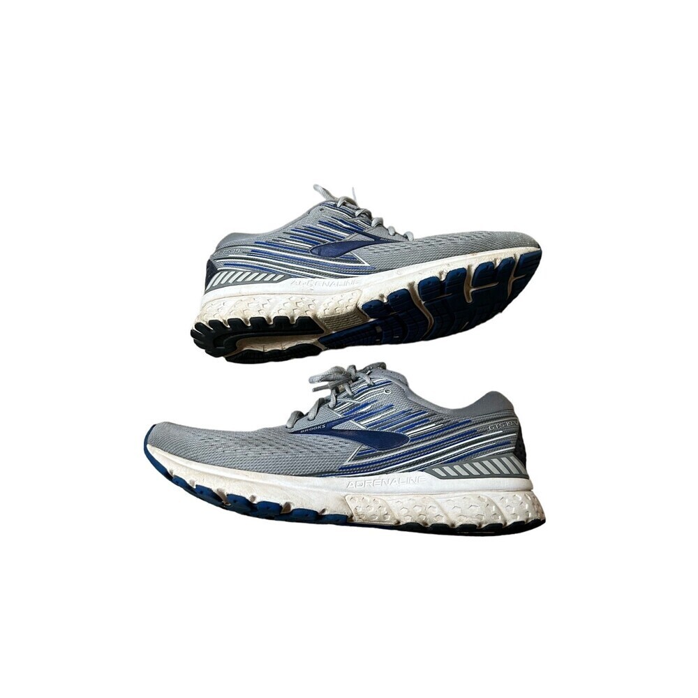BROOKS ADRENALINE 19- MENS BLUE/SILVER- GUIDERAILS SZ 13 SNEAKERS-
